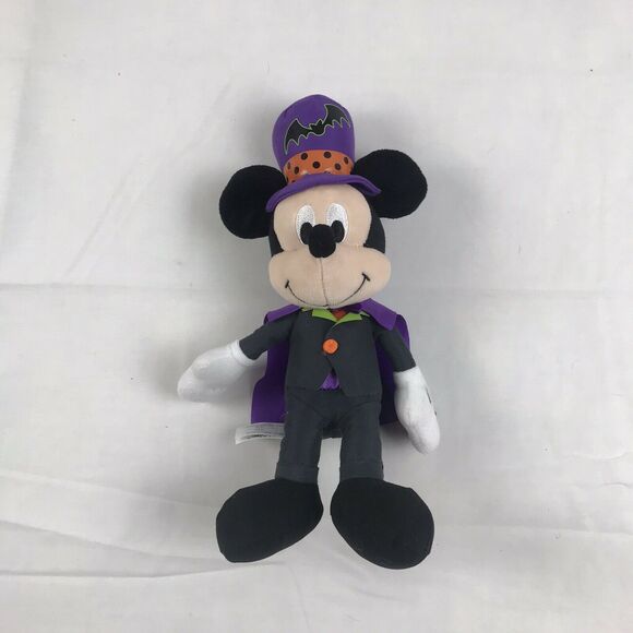 Disney‎ Just Play 2020 Mickey Mouse Dracula Happy Halloween Plush 11” - Picture 1 of 8